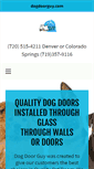 Mobile Screenshot of dogdoorguy.com